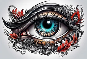 Byakugan eyes tattoo idea