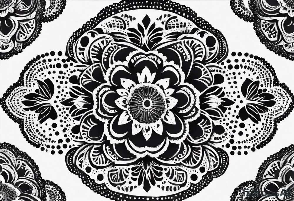 Mexico day of dead tattoo idea