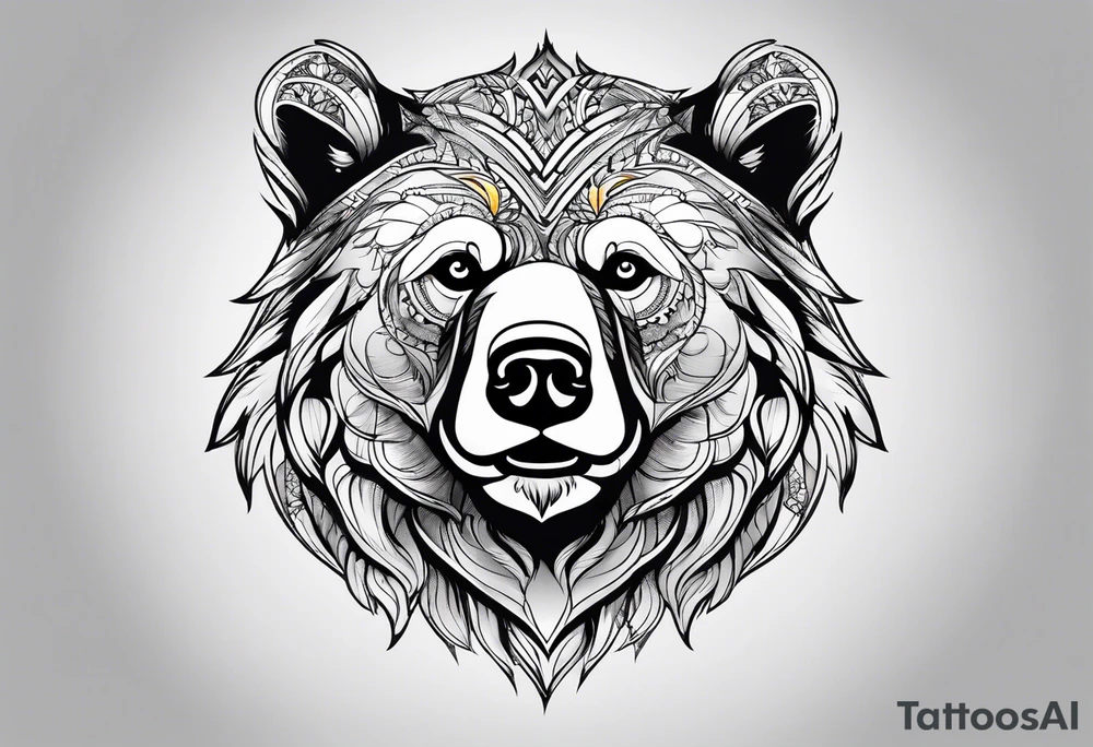 A bear tattoo idea