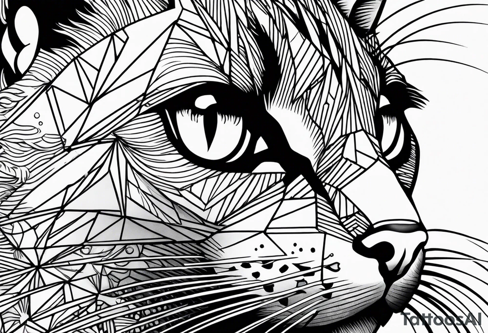 Black Cat tattoo idea