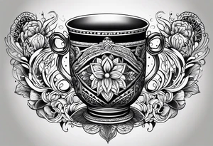 ayahuasca cup tattoo idea