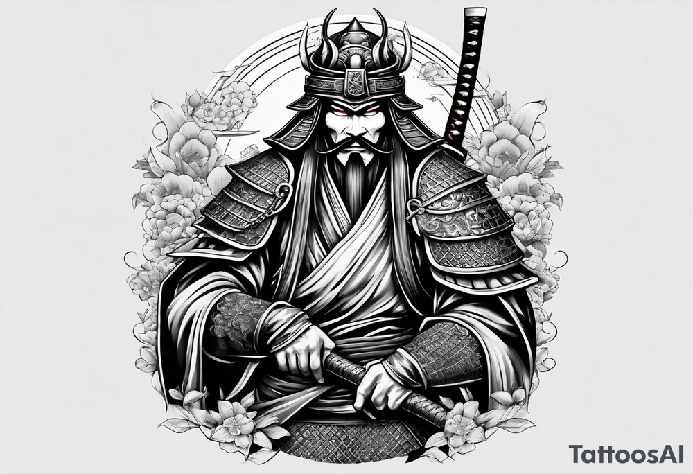 Samurai of death tattoo idea