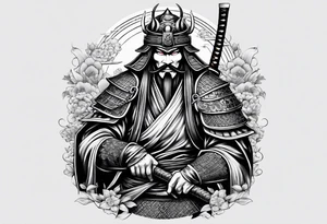 Samurai of death tattoo idea