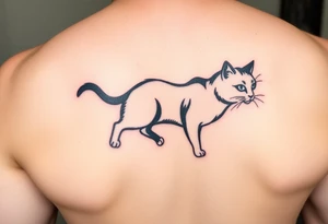 Black Cat tattoo idea