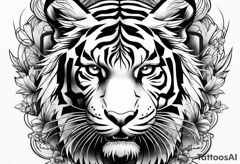 Tiger tattoo idea