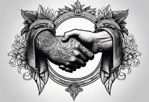 tattoo of hands pointing at each other but not touching tattoo idea