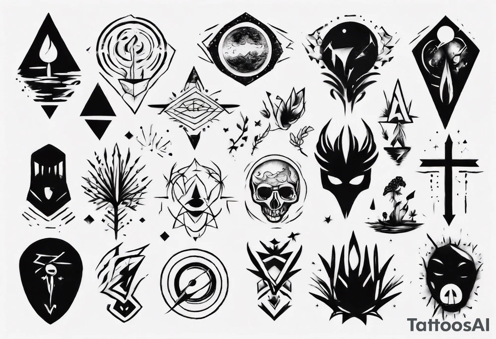 Alone tattoo idea