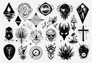 Alone tattoo idea