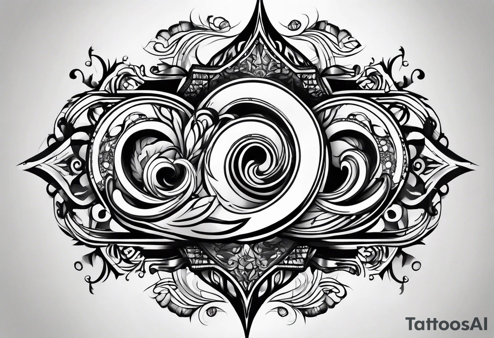 Infinite love tattoo idea