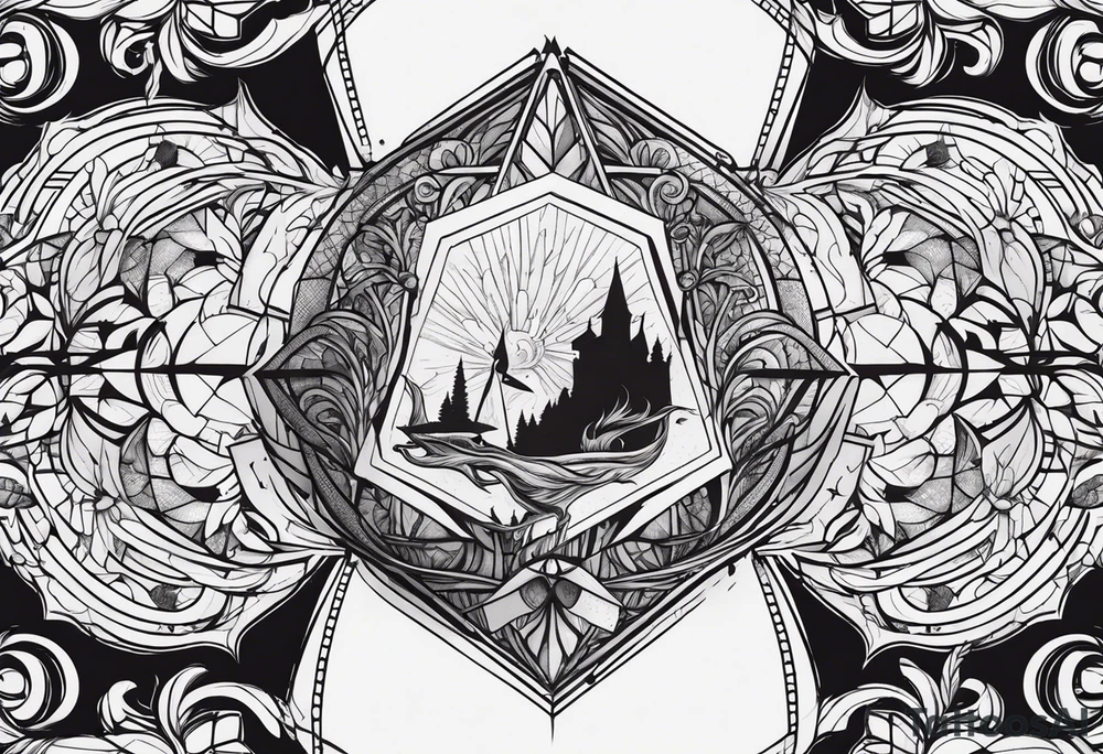 Harry Potter themed tattoo idea