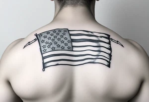American Flag Military tattoo idea