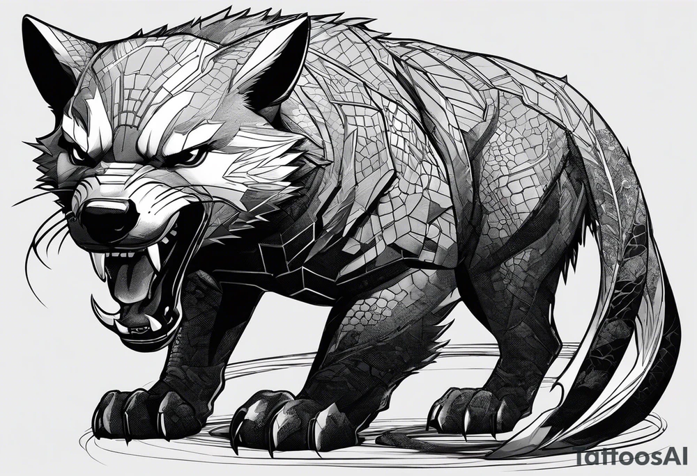 I want to change Avengers characters with animals. Hulk will be Badger, Thor will be Alpha Grey Wolf, Captain America will be Bull, Iron Man will be Canary, Black Widow will be Axolotl, Hawk Eye will be Sudan Plated Lizard and Nick Fury will be Cat. tattoo idea