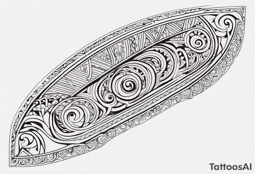 Maori back and neck tattoo design tattoo idea