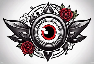 mangekyou sharingan tattoo idea