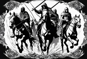 Four Horsemen of the Apocalypse tattoo idea