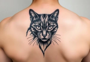 Black Cat tattoo idea