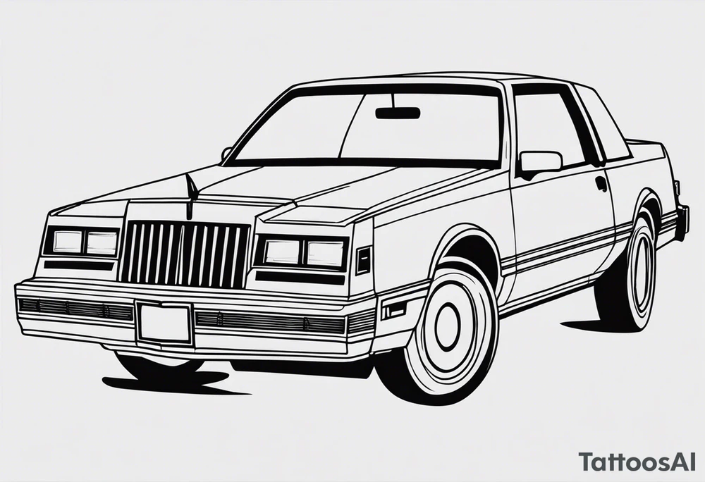 1984 Chrysler lebaron tattoo idea