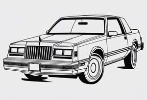 1984 Chrysler lebaron tattoo idea