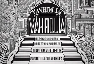 Valhalla  steps tattoo idea
