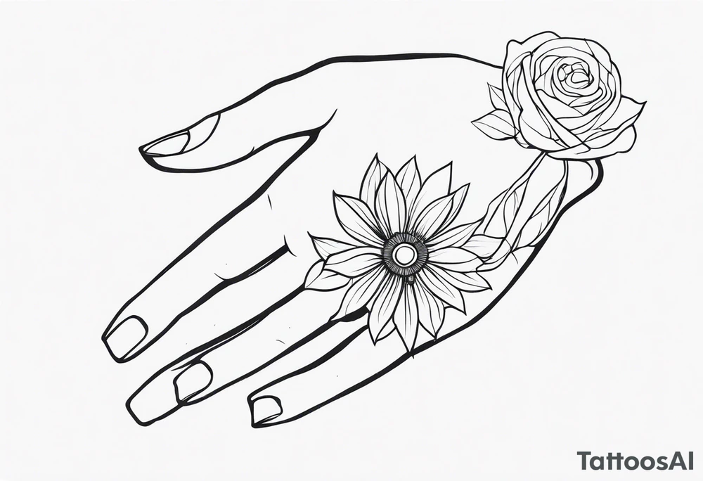hand tattoo tattoo idea