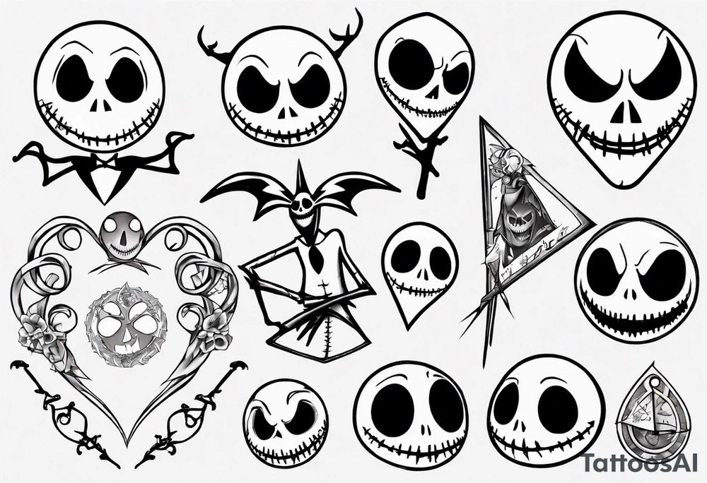 jack skellington tattoo idea