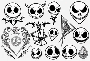 jack skellington tattoo idea