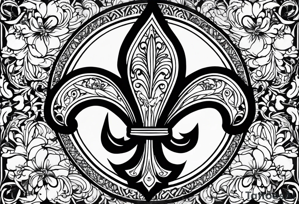 Fleur de lis tattoo idea