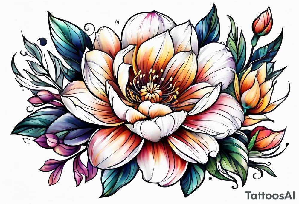 Flower tattoo idea