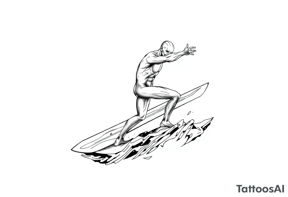 Silver Surfer tattoo idea