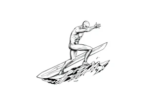 Silver Surfer tattoo idea