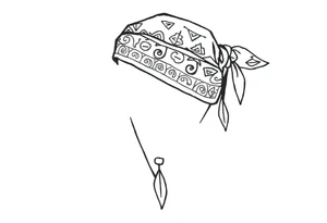 Chicano bandana tattoo idea