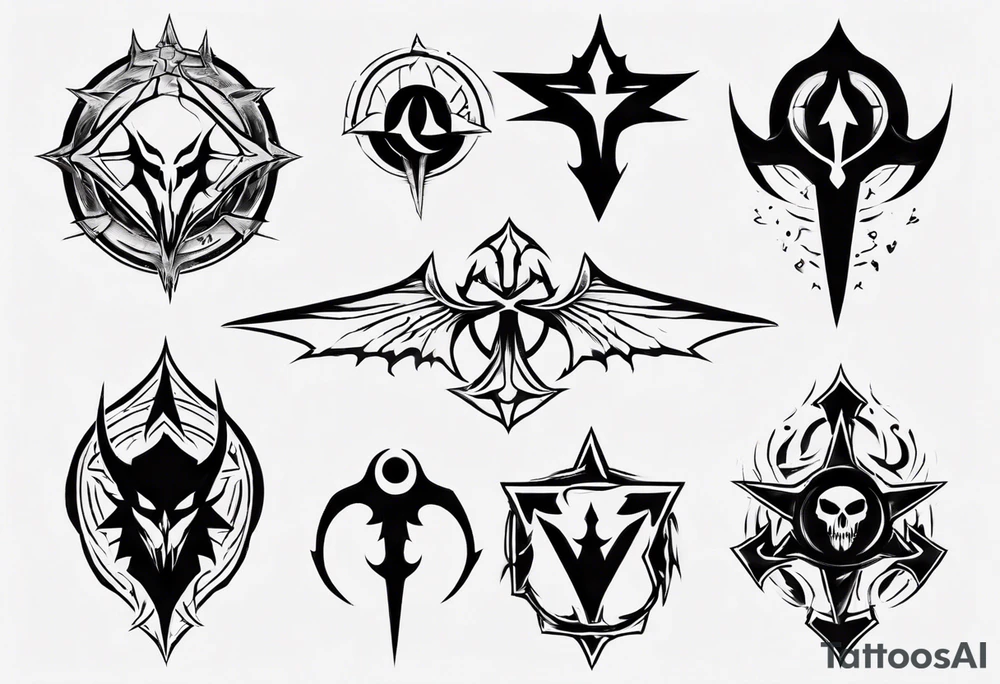 Warlock emblem tattoo idea