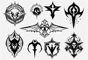 Warlock emblem tattoo idea