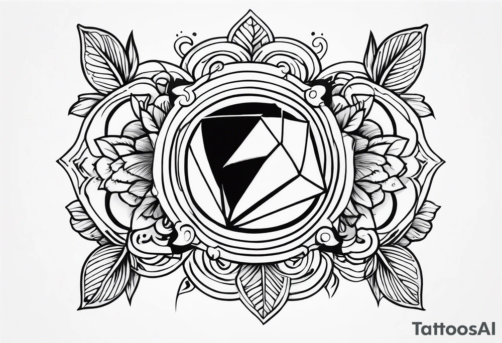 2 inch tattoo above albow tattoo idea
