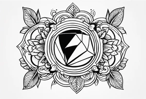 2 inch tattoo above albow tattoo idea