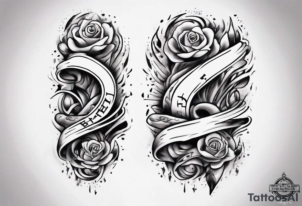 Horizontal inner bicep tattoo. “walk by faith, not by sight” modern tattoo tattoo idea