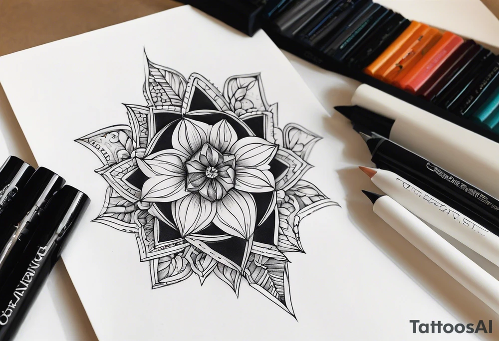 733 in a wrist size tattoo idea
