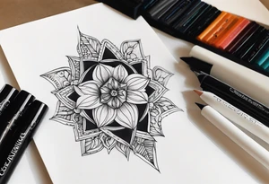 733 in a wrist size tattoo idea