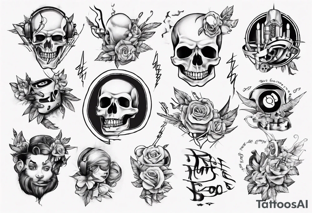 Babe, Fuck around find out but written in music. tattoo idea