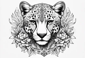 Virgo cheetah tattoo idea