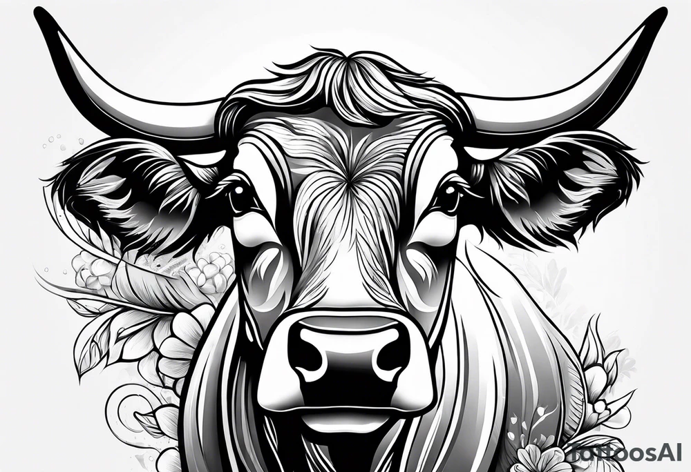 India cow tattoo idea