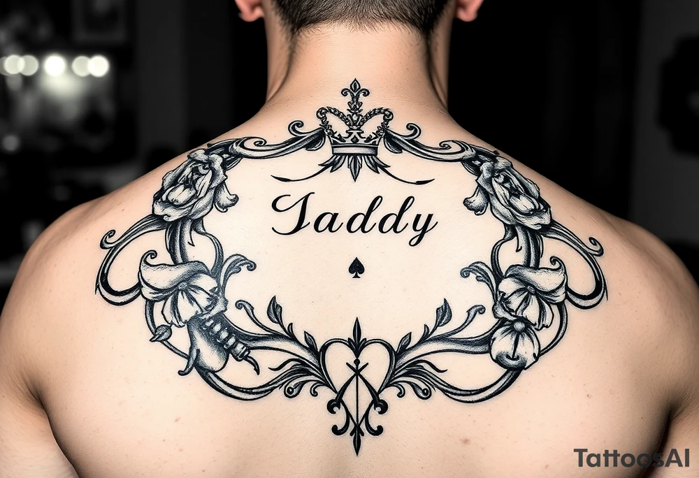 Casino memorial for Daddy tattoo idea