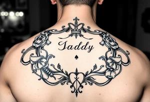 Casino memorial for Daddy tattoo idea