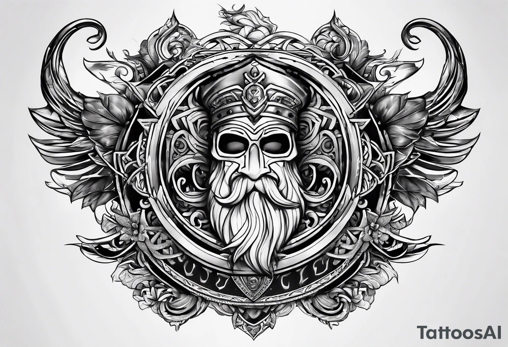 VICTORY OR VALHALLA tattoo idea