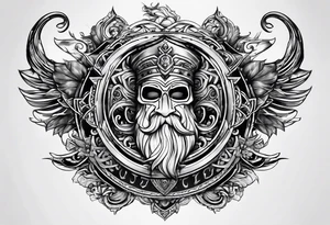 VICTORY OR VALHALLA tattoo idea
