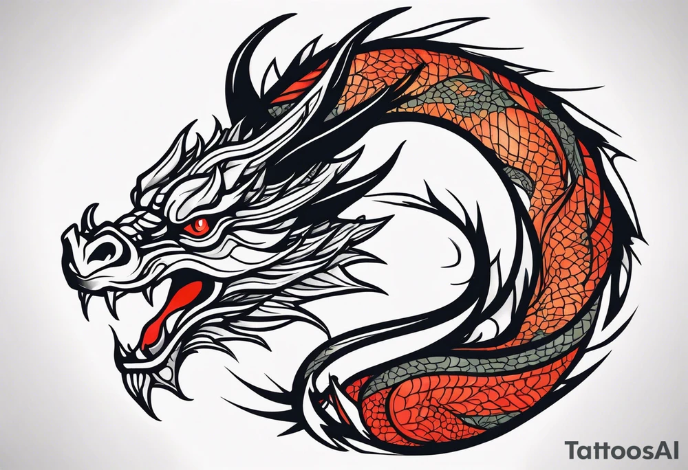 Dragon tattoo idea