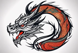 Dragon tattoo idea