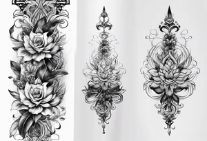 spine tattoo idea