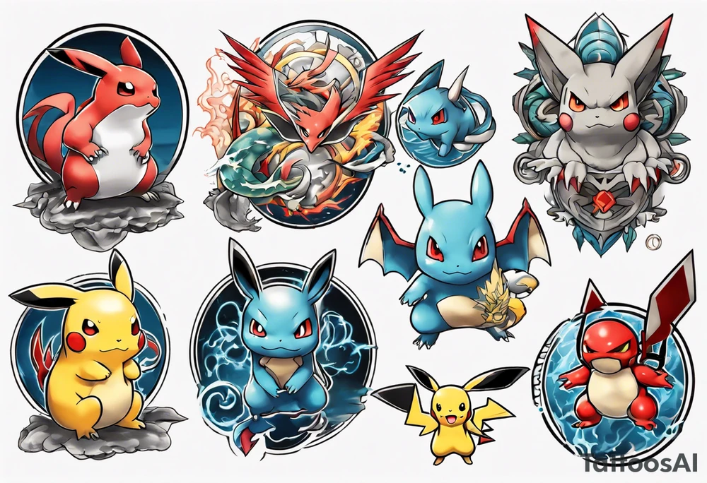 Pokemon tattoo idea