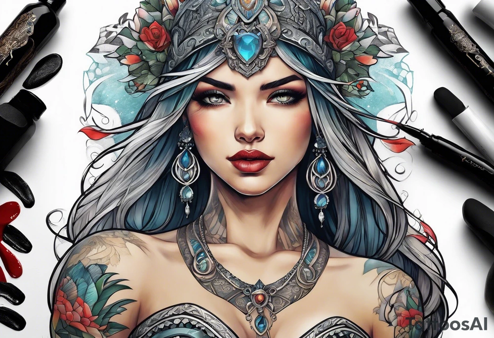 Monstress tattoo idea